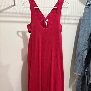 Anthropologie Bubble-Hem Midi Dress, size Medium